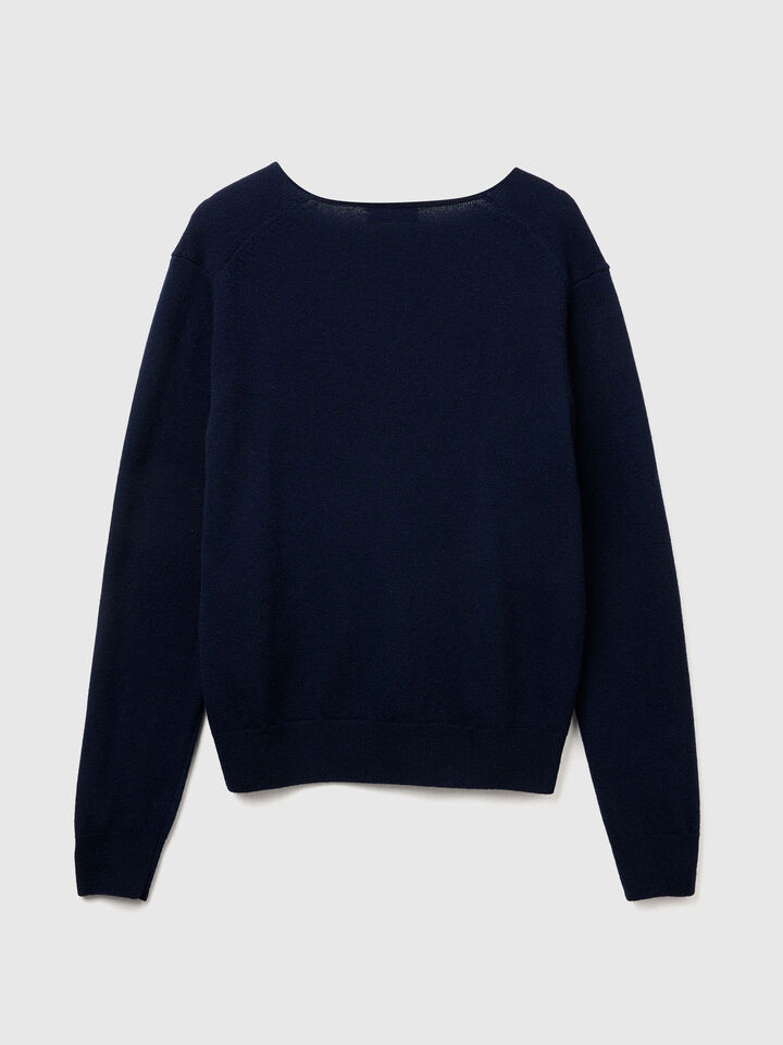 V NECK SWEATER L/S Women image number 5